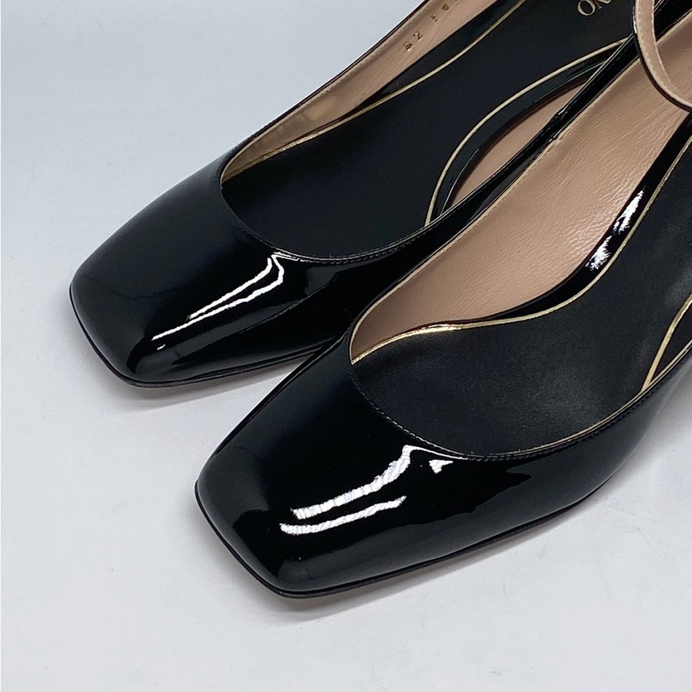 Valentino Garavani Patent Leather Ankle Strap Pumps size 39.5 - Picture 7 of 13
